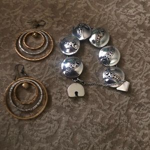 Brighton earrings and bracelet.